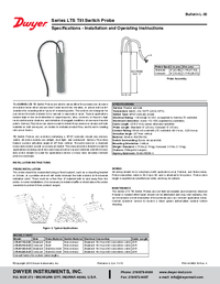 Thumbnail of document Manual - LTS Tilt Switch Probe